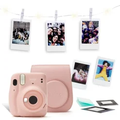 Discount Fujifilm instax Mini 11 Blush Pink Bundelset
