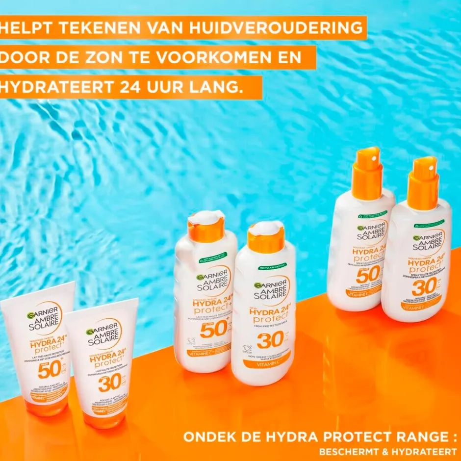 Sale Garnier Ambre Solaire Hydra 24H Protect SPF30 Zonnemelk