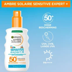 Best Garnier Ambre Solaire Kids Sensitive Expert+ SPF50+ Hypoallergene Zonnebrandspray
