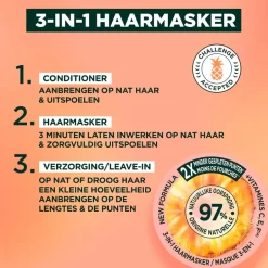 Hot Fructis Garnier Pineapple Hair Food 3-In-1 Haarmasker