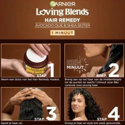 Clearance Loving Blends Garnier Avocado-Olie & Sheaboter Haarmasker