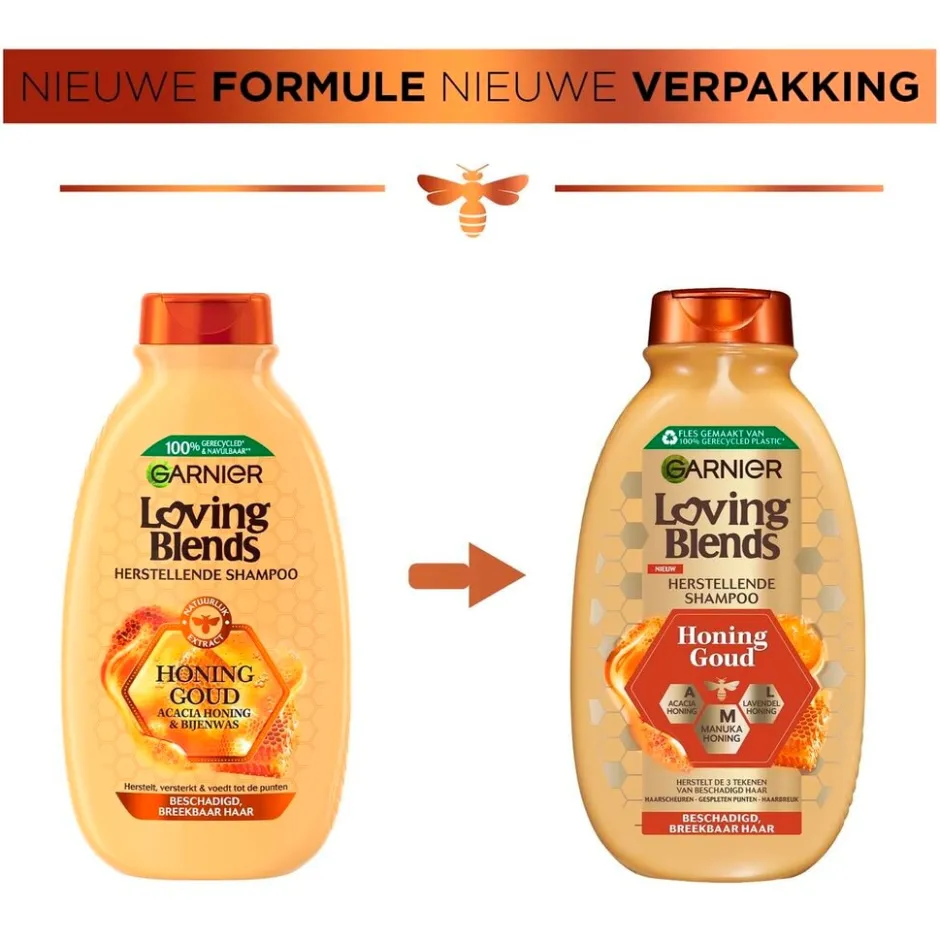 Loving Blends Garnier Honing Goud Herstellende Shampoo