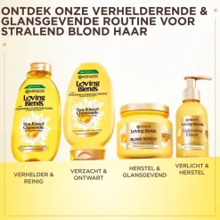 New Loving Blends Garnier Sun-Kissed Chamomile & Bloemenhoning Verhelderende & Glansgevende Shampoo