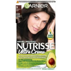 Outlet Nutrisse Garnier Ultra Crème 3 Donkerbruin Permanente Haarkleuring