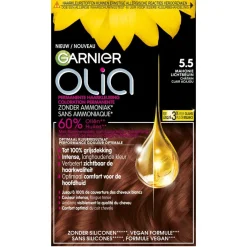 Sale Olia Garnier 5.5 Mahonie Lichtbruin Permanente Haarkleuring