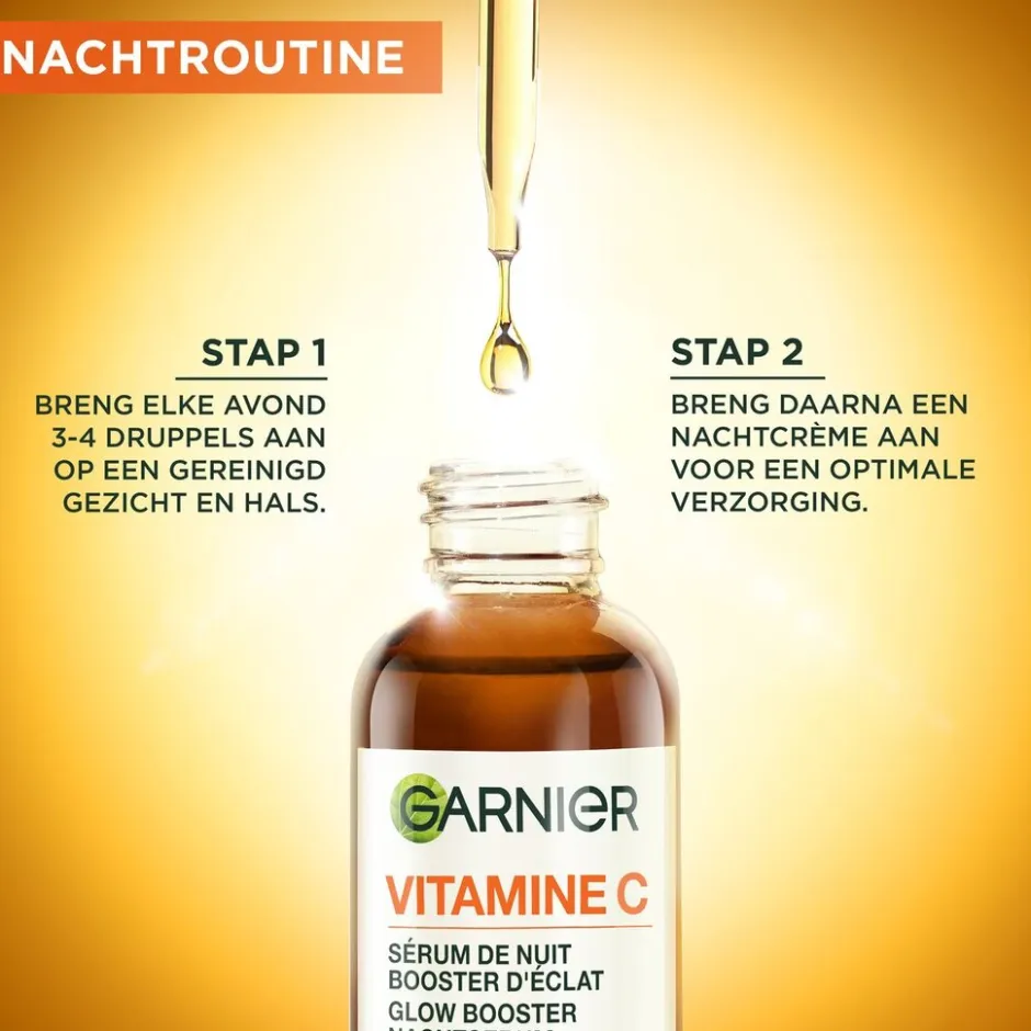 Outlet Garnier Skin Naturals Garnier SkinActive 10% Pure Vitamine C Anti-Pigmentvlekken Nachtserum