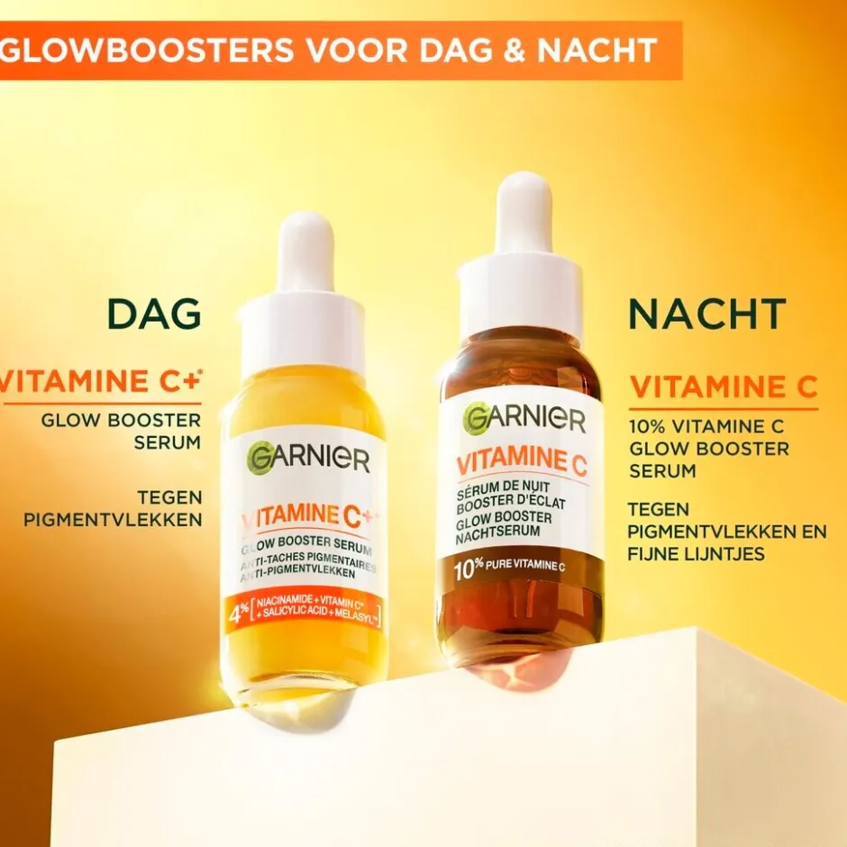 Outlet Garnier Skin Naturals Garnier SkinActive 10% Pure Vitamine C Anti-Pigmentvlekken Nachtserum