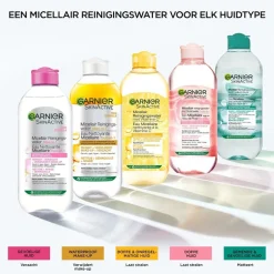 New Garnier Skin Naturals Garnier SkinActive Micellair Reinigingswater voor Langhoudende en Waterproof Make-Up