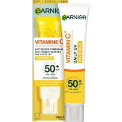 Sale Garnier Skin Naturals Garnier Vitamine C SPF50+ Invisible Anti-Pigmentvlekken Daily UV Fluid