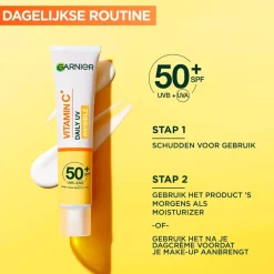 Sale Garnier Skin Naturals Garnier Vitamine C SPF50+ Invisible Anti-Pigmentvlekken Daily UV Fluid