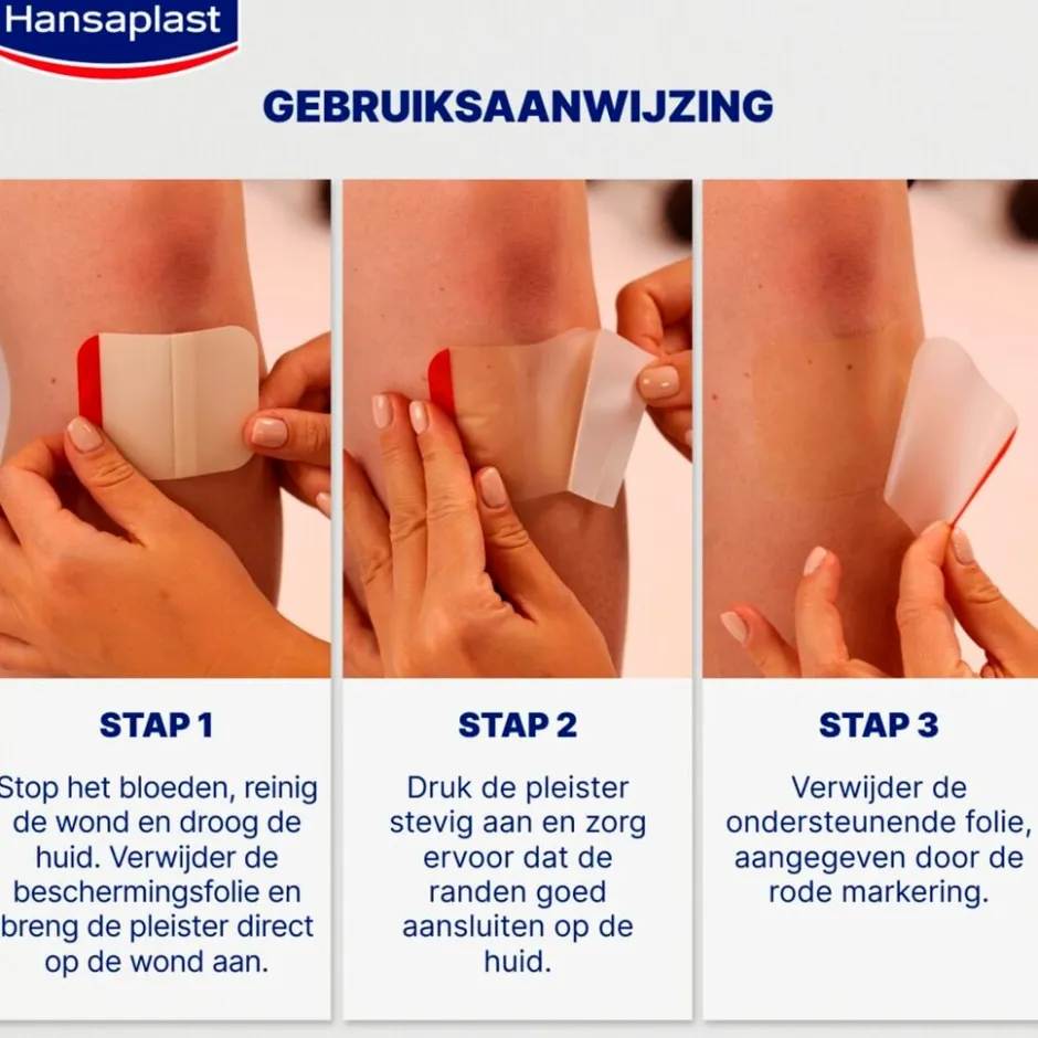 Hot Hansaplast Expert+ Second Skin Protection Hydrocolloïde Pleisters