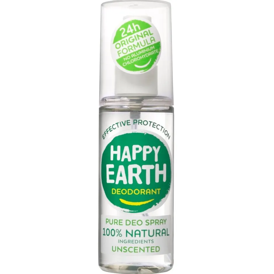 Hot Happy Earth 100% Natural Geurloze Deodorant Spray