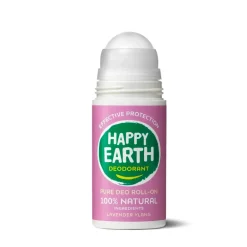 New Happy Earth 100% Natural Lavender Ylang Deodorant Roller