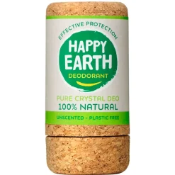 New Happy Earth 100% Natural Pure Crystal Geurloze Deodorant Stick