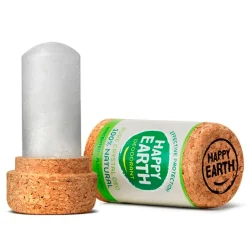 New Happy Earth 100% Natural Pure Crystal Geurloze Deodorant Stick
