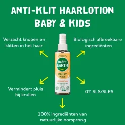 Happy Earth Baby & Kids 100% Natural Hair Lotion
