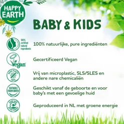 New Happy Earth Baby & Kids 100% Natural Shampoo