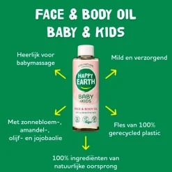 Sale Happy Earth Baby & Kids 100% Natural Face & Body Oil