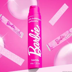 New HISMILE Barbie Pink Bubblegum Tandpasta