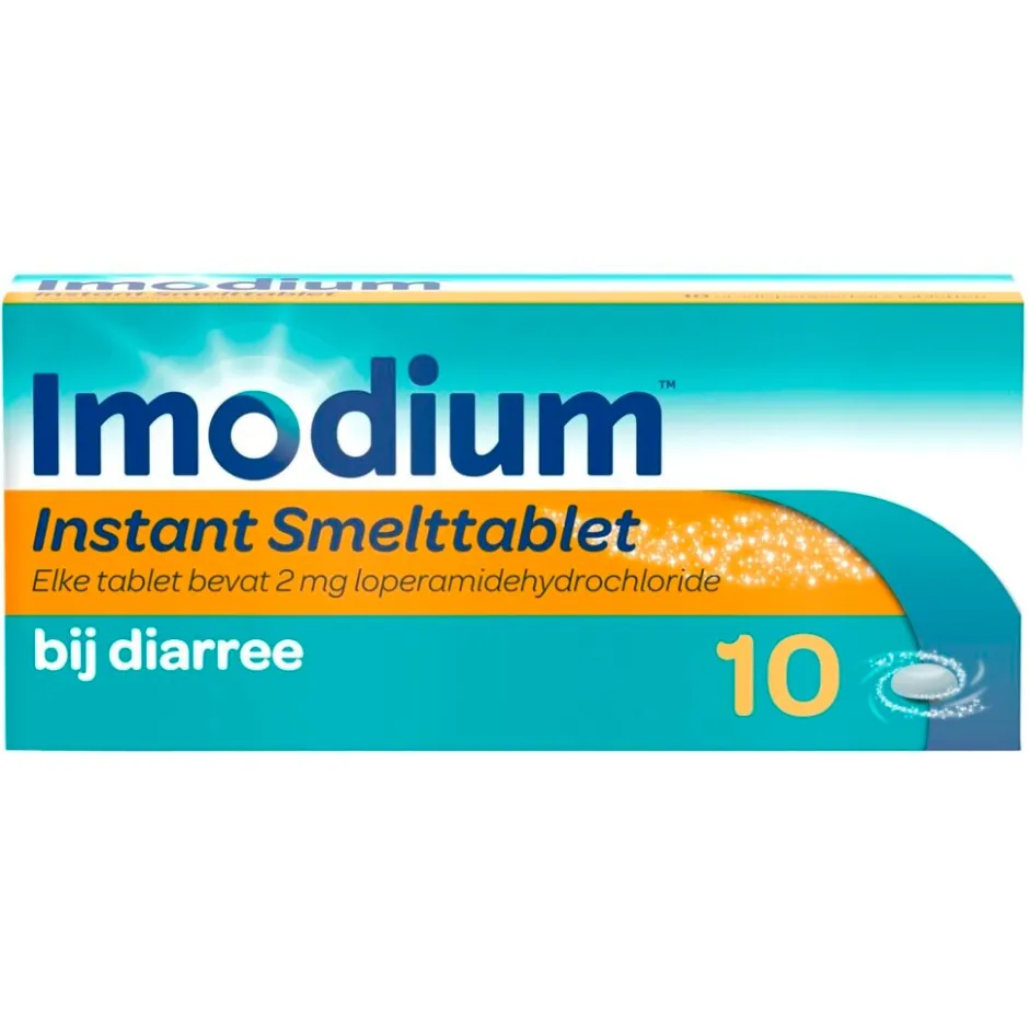 New Imodium Loperamide HCl 2mg Smelttabletten bij Diarree