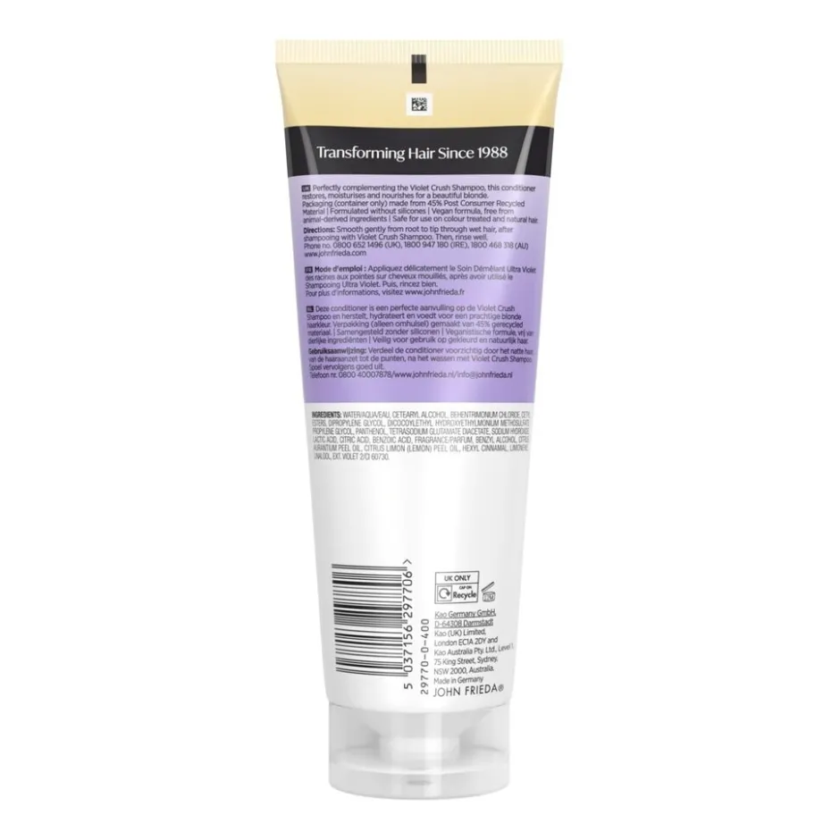 Discount John Frieda Violet Crush Purple Conditioner