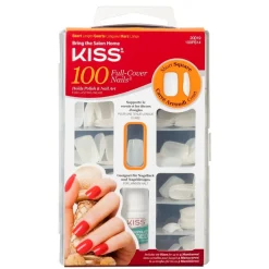 Discount Kiss Full Cover Short Square Kunstnagels