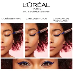 Sale L'Oreal L Oréal Paris Matte Signature 01 Zwart Eyeliner
