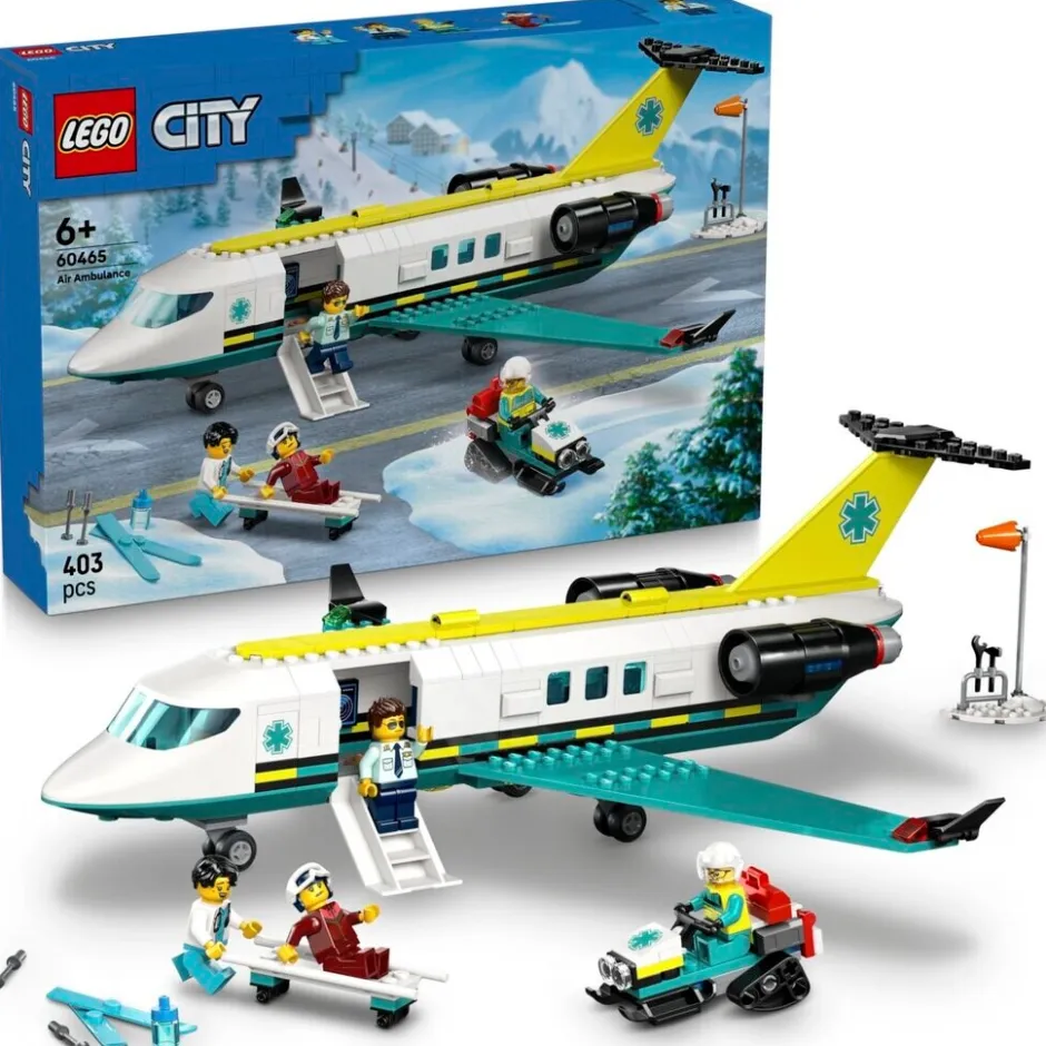 Hot LEGO City 60465 Ambulancevliegtuig