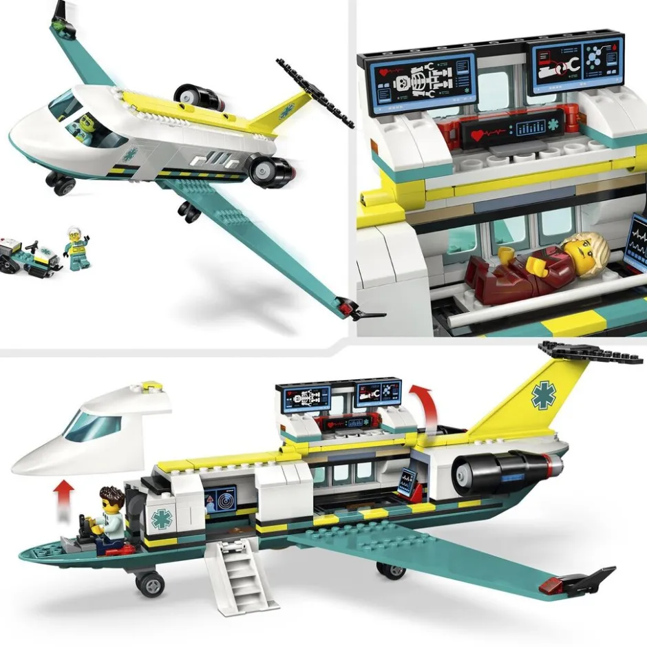 Hot LEGO City 60465 Ambulancevliegtuig