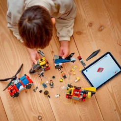 Sale LEGO City 60462 Helikopter, Brandweerauto en Onderzeeër Remix
