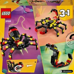 Outlet LEGO Creator 31159 3-In-1 Wilde Dieren: Spannende Spin