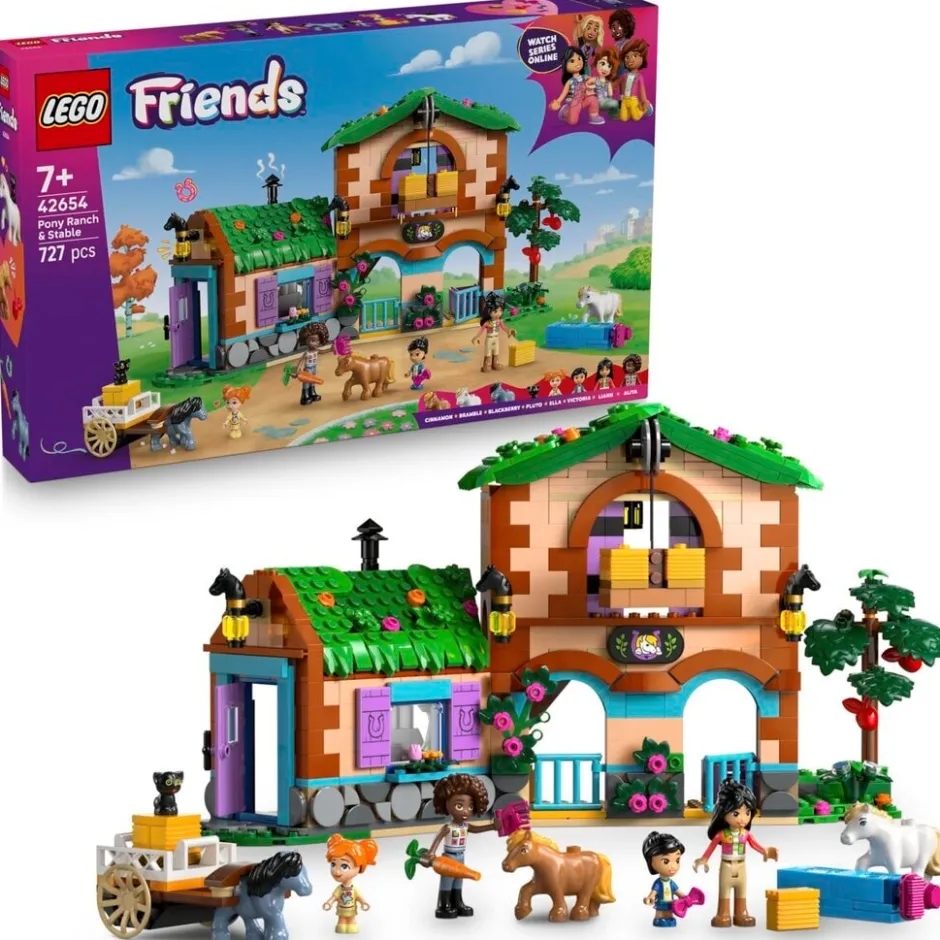 Hot LEGO Friends 42654 Ponyboerderij en Stal