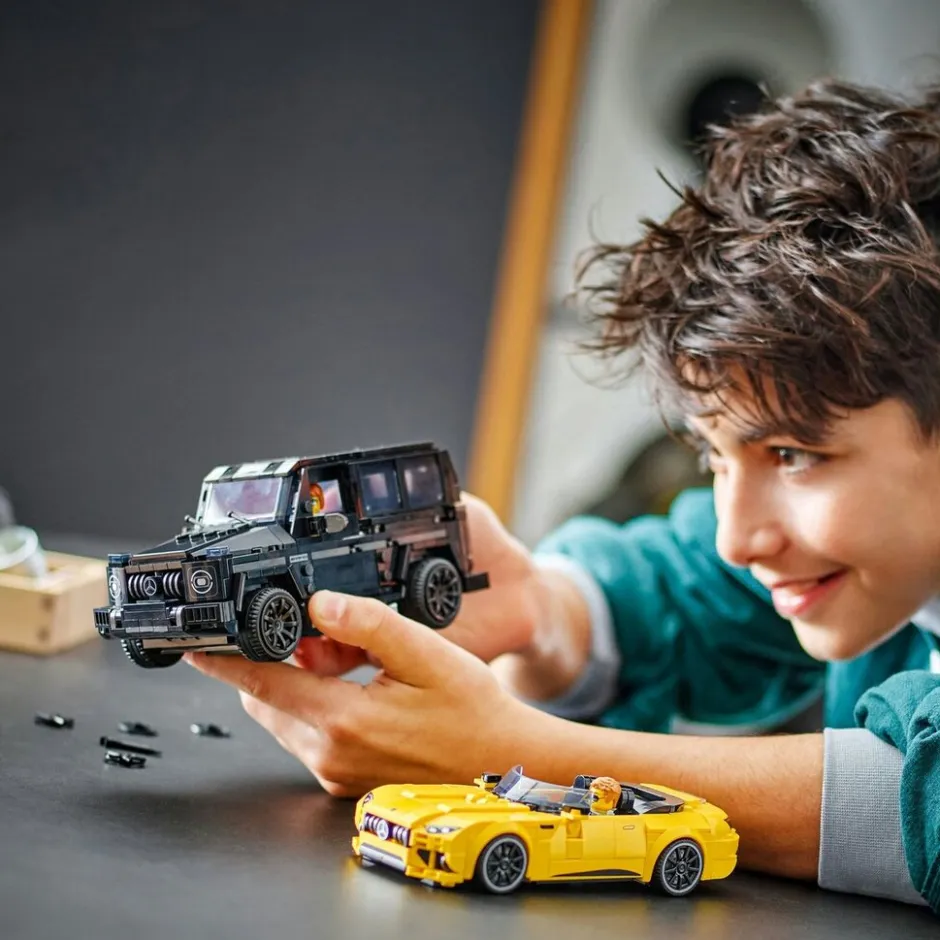 Hot LEGO Speed Champs. LEGO Speed Champions 76924 Mercedes-AMG G 63 en Mercedes-AMG SL 63