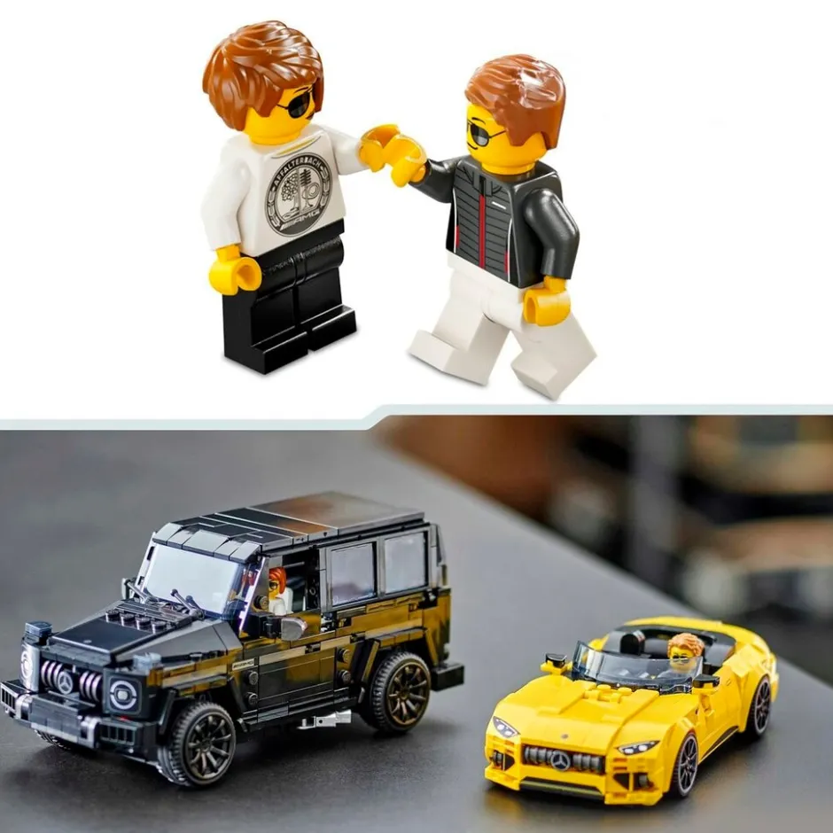 Hot LEGO Speed Champs. LEGO Speed Champions 76924 Mercedes-AMG G 63 en Mercedes-AMG SL 63
