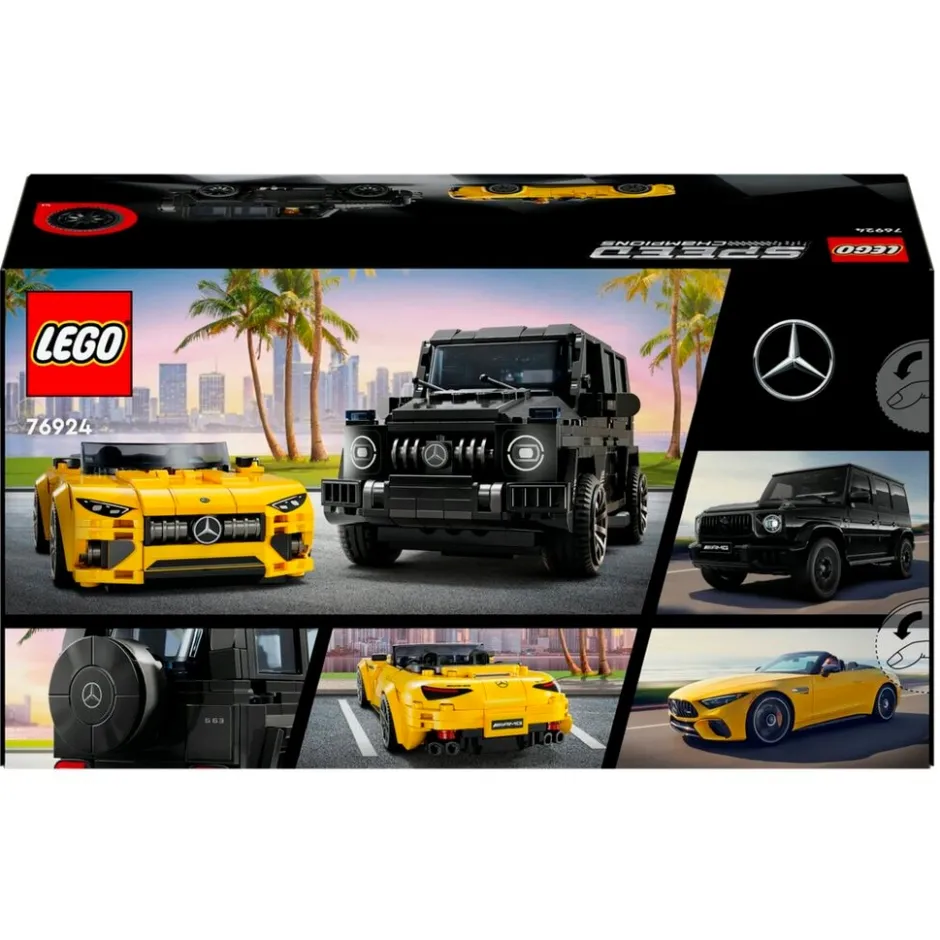 Hot LEGO Speed Champs. LEGO Speed Champions 76924 Mercedes-AMG G 63 en Mercedes-AMG SL 63
