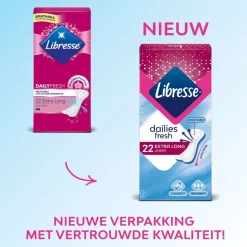Libresse Dailies Fresh & Protect Extra Long Inlegkruisjes