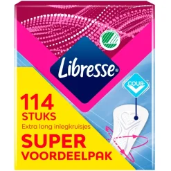 Libresse Dailies V-Protection & Freshness Extra Long Inlegkruisjes