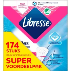 Hot Libresse Normal V-Protection & Freshness Inlegkruisjes