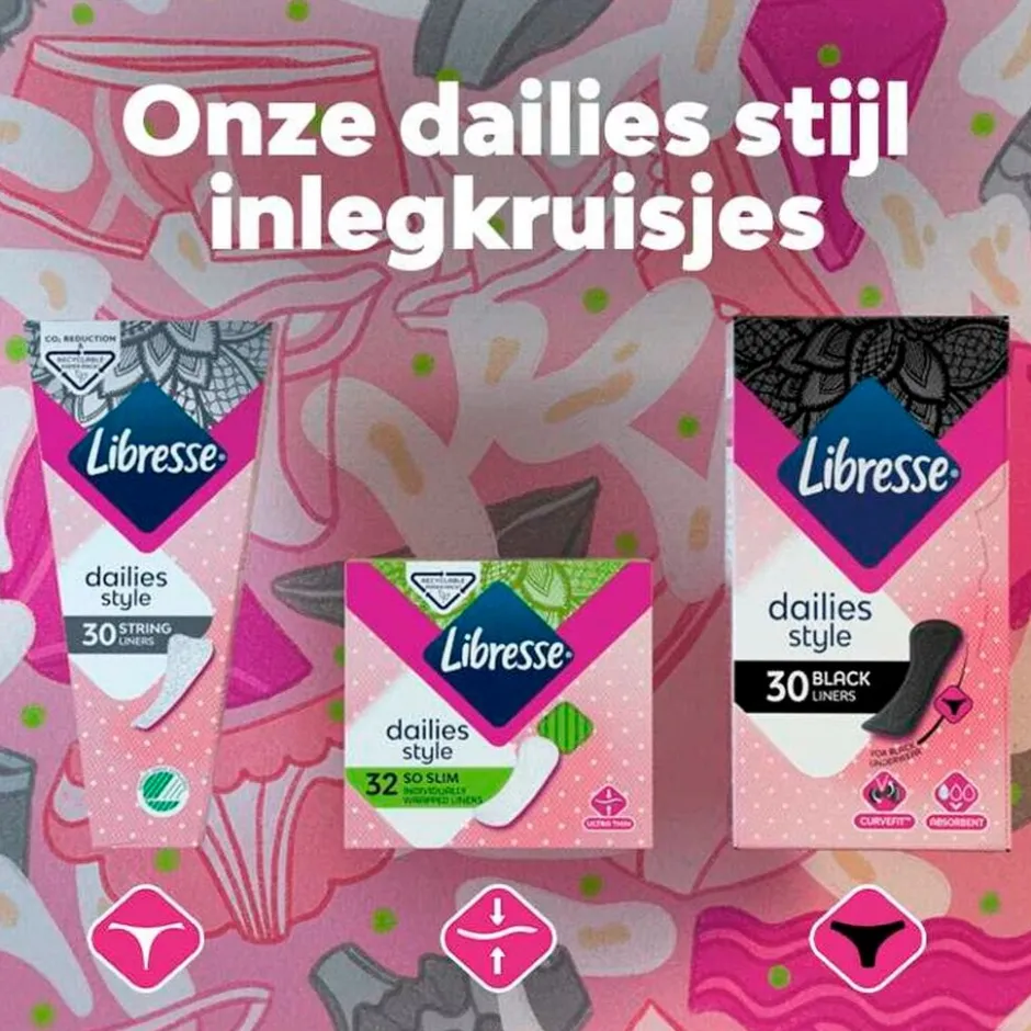 Outlet Libresse String Inlegkruisjes