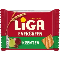 Best Liga Evergreen Krentenkoekjes Duopacks XL