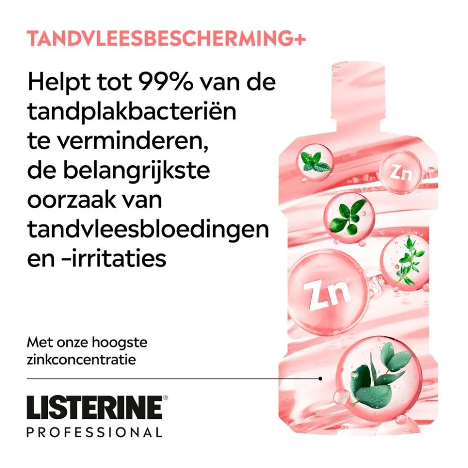 Outlet Listerine Professional Tandvleesbescherming+ Mondspoeling