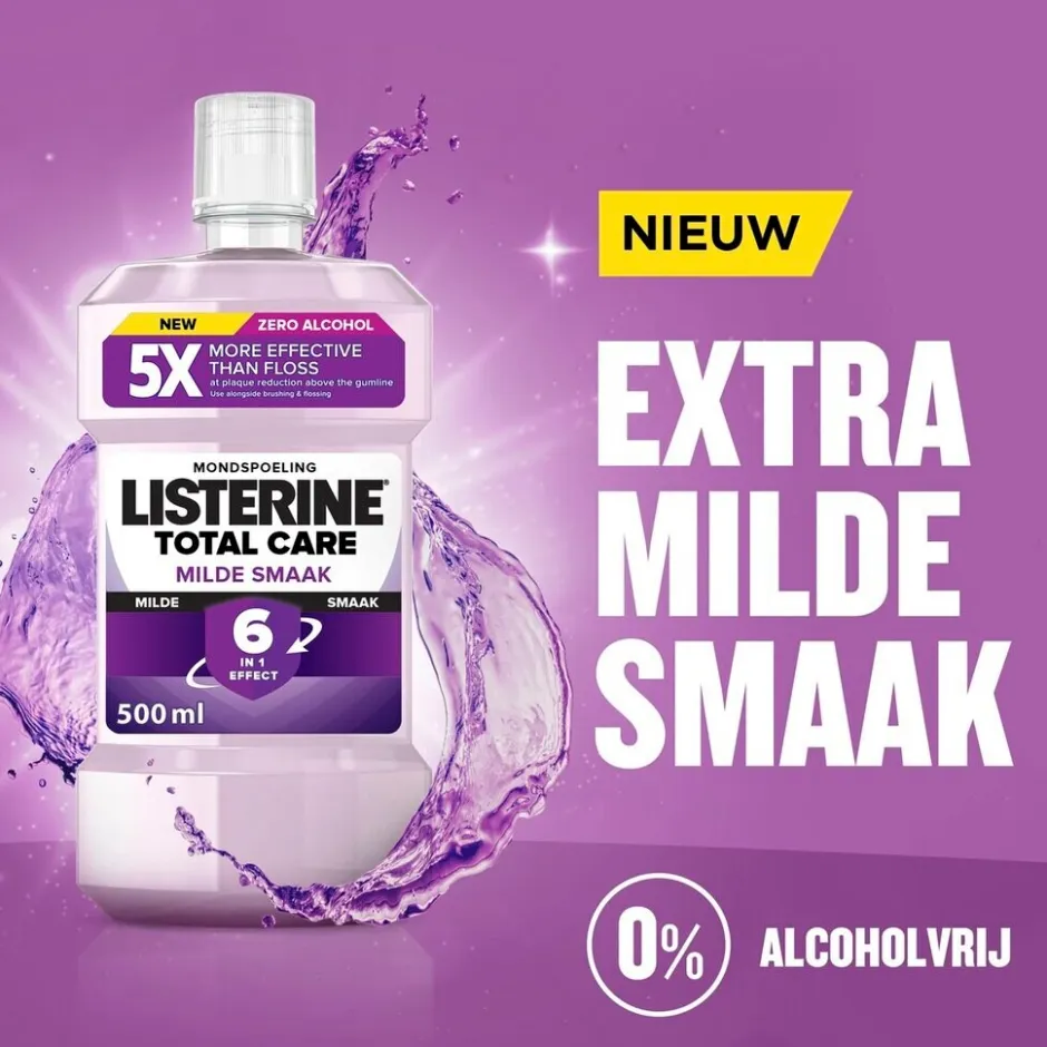 Online Listerine Total Care Milde Smaak Mondwater