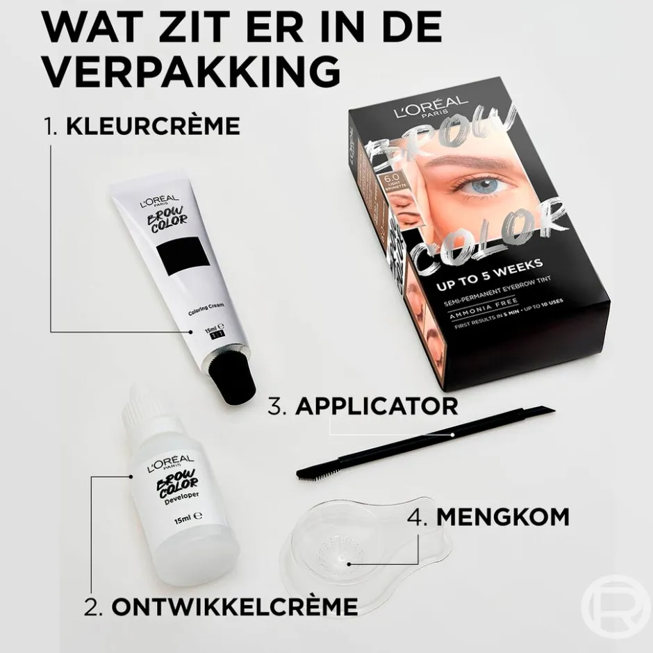 Sale L'Oreal L'Oréal Paris 3.0 Dark Brunette Brow Color Wenkbrauwverf