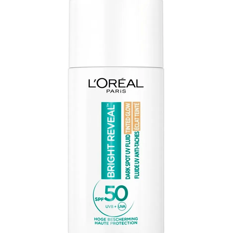 Hot L'Oreal Paris L'Oréal Paris Bright Reveal Dark Spot SPF50+ Tinted Glow UV Fluid