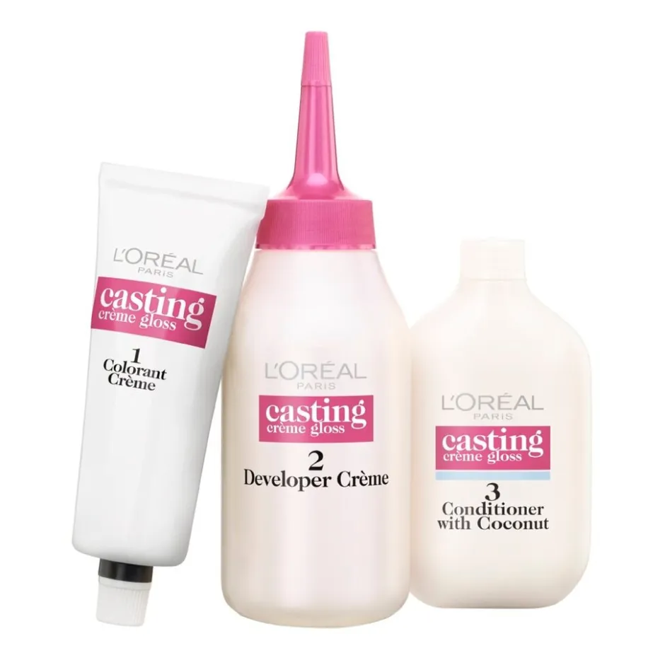 Sale Casting L'Oréal Paris Crème Gloss 400 Middenbruin Semi-Permanente Haarkleuring