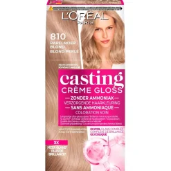 Best Casting L'Oréal Paris Crème Gloss 810 Parelmoer Blond Semi-Permanente Haarkleuring