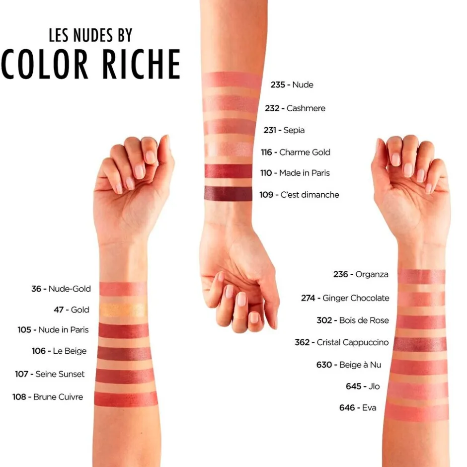 Hot L'Oreal L'Oréal Paris Color Riche 108 Brun Cuivré Satin Lippenstift