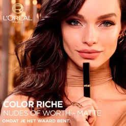 Outlet L'Oreal L'Oréal Paris Color Riche Intense Volume Matte 1980 L'Ambre Lippenstift