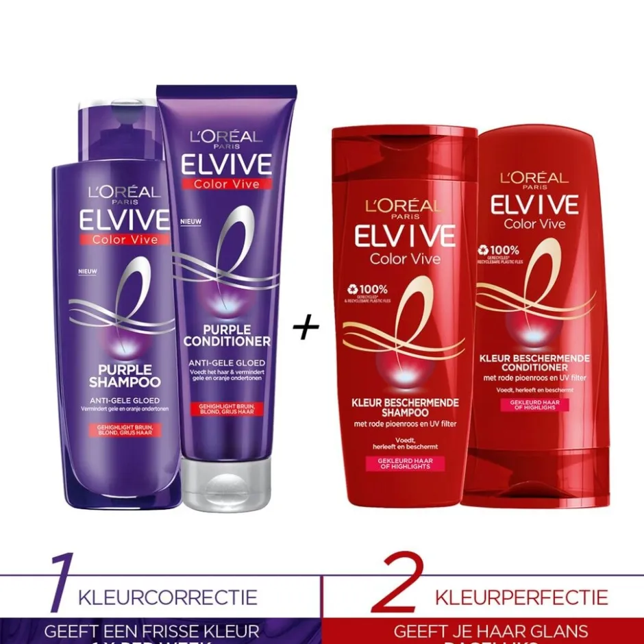 Discount Elvive L'Oréal Paris Color Vive Kleurbeschermende Shampoo