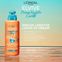 Hot Elvive L'Oréal Paris Dream Lengths Curls Leave-in Crème